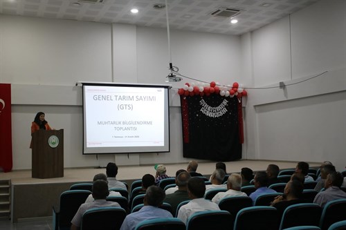 Kaymakamımız Sevde Nur MANTI,   TÜİK Harmancık İlçe Sorumlusu Arzu ARSLAN’ın koordine ettiği “Genel Tarım Sayımı Çalışmaları” seminerine katıldı.
